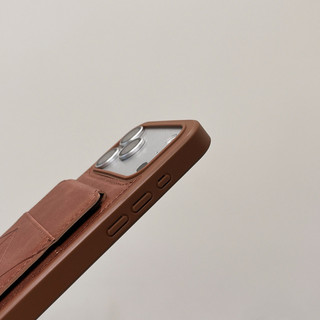 Túi Đựng Thẻ Giá Đỡ retro Da Kinh Doanh Ốp Lưng Điện Thoại iPhone 17 16 15 14 13 Pro Max Chống Sốc