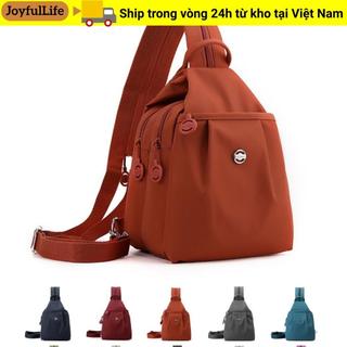 Ba lô JOYFULLIFE, Túi du lịch dung tích lớn bằng vải, Túi đeo chéo đa năng nhiều lớp chống thấm nước thời trang Đi bộ đường dài ngoài trời