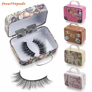 FAVORITEGOODS Gói lông mi Dụng cụ trang điểm Vali thời trang làm đẹp