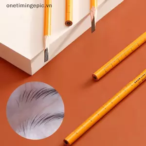 VFZ 1 Cái Hình Xăm Lông Mày Bút Chì Lâu Dài Lông Mày Bút Chì Bóng Mỹ Phẩm Tint Bút Gỗ Chống Thấm Nước Lông Mày Dụng Cụ Trang Điểm OTE