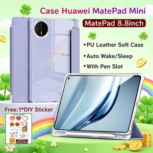 Ốp điện thoại Huawei MatePad Mini 8,8 inch có khe cắm bút Vỏ bảo vệ từ tính Huawei MatePad Mini Cover có mặt sau trong suốt Vỏ MatePad 8,8 inch