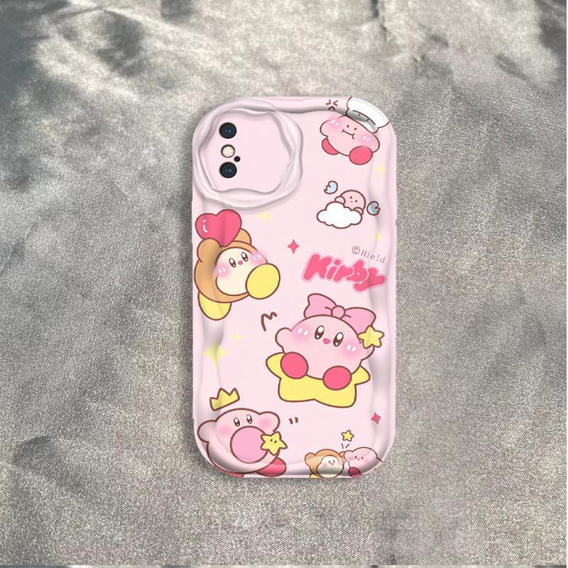 Vỏ Silicon Hoạt Hình Cho iPhone X XS XS Max XR 3D Vỏ Điện Thoại Mềm TPU Lotso Bear Kirby Ốp Lưng Chống Sốc