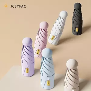 JCSYFAC Siêu Nhẹ Mini Ô Chống Nắng Ô Gấp Chống Tia UV Gấp Gấp Ô Nhỏ Ô Gấp Lưới Mới