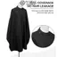 FANIELLAPOWELL Barber Cape, Vải cắt tóc khóa ẩn chống thấm nước, Áo khoác làm tóc đường viền cổ bằng silicon bền