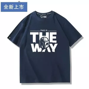 Chiến Tranh Giữa Các Vì Sao Áo Thun Tay Ngắn The Mandalorian Ngoại Vi Cùng Phong Cách Đau Quần Áo Nam Nữ Cotton Nguyên Chất Quần Áo Hai Chiều Mùa Hè