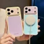 Thích hợp cho iPhone17promax Vỏ điện thoại iPhone Màu tương phản Dopamine Màu gợn sóng từ tính 16 Vỏ bảo vệ chống sốc