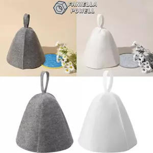 Mũ Xông Hơi FANIELLAPOWELL, Mũ Xông Hơi Hấp Thụ Mồ Hôi Thoáng Khí, Nắp Đầu Chịu Nhiệt Nhẹ Bảo Vệ Nhiệt Phụ Kiện Xông Hơi Phòng Tập Gym Phòng Hơi Nước