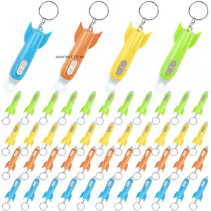 SRVN 160 CÁI Móc khóa đèn pin mini trực thăng, Đèn pin LED Roet, Đèn pin mini với số lượng lớn, Đèn pin LED đầy màu sắc, Fla nhỏ.