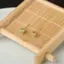E-WOITD Phong Cách Trung Hoa Retro Giả Ngọc Bông Tai Nhỏ Dành Cho Nữ Tinh Tế Màu Xanh Tròn Hạt Bông Tai Trang Sức Thanh Lịch Quà Tặng E-WOITD