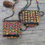 Bohemian Nhiều Màu Sắc Vỏ Dừa Hoa Nhỏ Túi Dệt Nữ Retro Phong Cách Dân Tộc Thiết Kế Niche Ví Đựng Tiền Xu Mini26061504