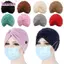 BORAGETE Hồi Giáo Turban Bảo Vệ Tai Thời Trang Co Giãn Có Thể Điều Chỉnh Đầu Bọc