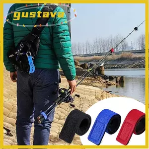 GUSTAVA Cần Câu Dây Buộc Dây, Dụng Cụ Câu Cá Ngoài Trời Phụ Kiện Dây Móc Dây, Phụ Kiện Câu Cá Suspenders Quấn Dày Vòng Dây Cáp Dây Thắt Lưng