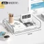 Giá Để Tập Tin Văn Phòng Để Bàn Nhiều Lớp Hộp Lưu Trữ Trong Suốt Giá Tập Tin Có Thể Xếp Chồng Acrylic Kệ Sách Bookend TSVX