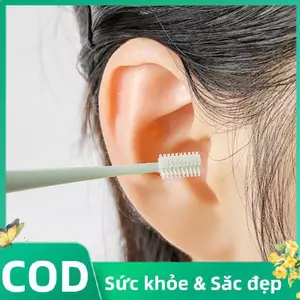 Trong Kho Đôi Đầu Silicone Tai Sạch Hơn Xoắn Ốc Ráy Tai Loại Bỏ Công Cụ Kit Cho Chăm Sóc Tai Cá Tuyết