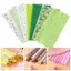 TOPTOOLCX 7 Chiếc In Hoa Trang Phục Vải Handmade Phong Cách Hỗn Hợp Chất Liệu Vải May