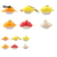 Tiện ích giảm căng thẳng cho người lớn và thanh thiếu niên, Móc khóa Clicker theo chủ đề Sushi, Chất liệu PLA an toàn, Thiết kế nhẹ và bền bỉ