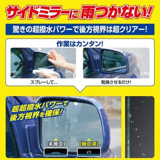 SOFT99 Water Repellent Coating for Automotive and Helmet Surfaces