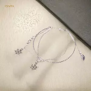 PNPIA- Trò Chơi Tình Yêu Và Không Gian Sâu Cosplay Vòng Tay Mặt Dây Chuyền Tuyết Vòng Tay Trang Sức Dây Xích Tay Phụ Kiện Quà Tặng