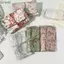 Nhật ký lá rộng lớn A6, với 90 tờ Bìa vải trang bên trong Sổ lưu niệm Chất kết dính, Nhật ký chất kết dính xoắn ốc kiểu Trung Quốc di động dành cho bé gái