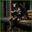 Gothic Halloween Tượng Nhựa Đọc Sách Tượng Trang Trí Có Mũ Trùm Đầu Các Bức Tượng Nhỏ Kệ Nữ Trang Trí saixit2vn