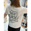 Áo thun ngắn tay Wacky willy lưng in graffiti nam nữ Áo thun cổ tròn Cotton cao cấp 100% 0617