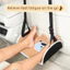 QEARY Trẻ Em Võng Chân Ô Tô, Phong Cách Hoạt Hình Có Thể Điều Chỉnh Thiết Kế Ghế Sau Chân, Treo Thoải Mái Tiện Lợi Đa Năng Phù Hợp Với Ghế đẩu Di Động Ổ Đĩa Dài