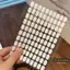 Trong Kho 100Pcs Trắng Hai Mặt Băng Dính Cho Móng Tay Giả Hiển Thị Đứng Làm Móng Tay Công Cụ Cá Tuyết