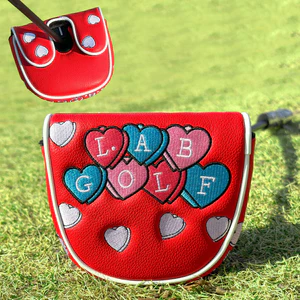 GOLF Putter Cover Họa Tiết Trái Tim Chèn Câu Lạc Bộ Nắp Bảo Vệ Đa Năng Bao Từ GOLF Cung Cấp