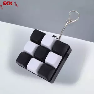 Nút ECK Keycap Fidget Móc Khóa 9 Phím Bàn Phím Đàn Áp Đồ Chơi DIY Bàn Phím Móc Khóa Đồ Chơi Dành Cho Người Lớn Quà Tặng Để Giảm Thời Gian HOT