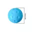 PYCOU 3 Bóng Xốp, Nhiều Màu Chính Xác Bounce Bóng Pickleball Yên Tĩnh, Bền Không Tiếng Ồn 74mm Bóng Pickleball PU Mềm Đồ Dùng Thể Thao