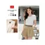 Quần đùi sooc nữ CARDINA chất liệu chéo kaki dáng A xếp ly trước 6QSA20