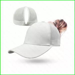 YB2 Mũ từ tính tự động Mũ đuôi ngựa cotton dành cho người lớn Tập thể dục thể thao khô nhanh Mũ bóng chày