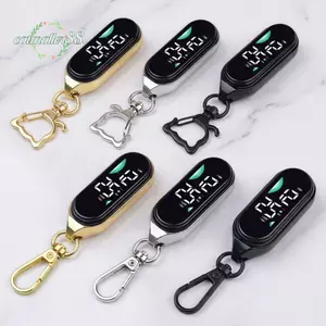Đồng hồ treo điện tử CATMALLER88, Đồng hồ bỏ túi LED chống nước, Màn hình kỹ thuật số Carabiner sáng tạo Đồng hồ bỏ túi phát sáng di động dành cho trẻ em Người lớn
