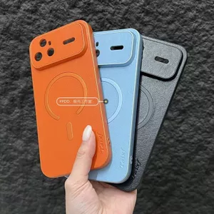 Thích hợp cho Ốp điện thoại Huawei Nova15Pro Da trơn Veneer Nova15 Tích hợp từ tính Nova15Ultra Chống sốc