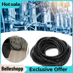 Belleshopp Xoắn Ốc Quấn Cáp 32.8Ft Dây Tổ Chức Tay Dây Có Ốp Lưng Cho Máy Tính Điện