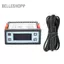 Belleshopp Bộ điều khiển nhiệt độ kỹ thuật số Công tắc điều chỉnh nhiệt độ máy vi tính với rơle 10A Chế độ làm mát sưởi ấm cho tủ lạnh lên men Homebrew -40-99oC