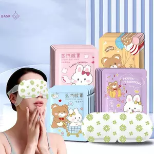 Hotpress Mặt nạ mắt tự sưởi ấm Mặt nạ mắt hơi nước dùng một lần Ánh sáng lấp lánh khi ngủ hơi nước Miếng dán mắt Mặt nạ mắt khi ngủ
