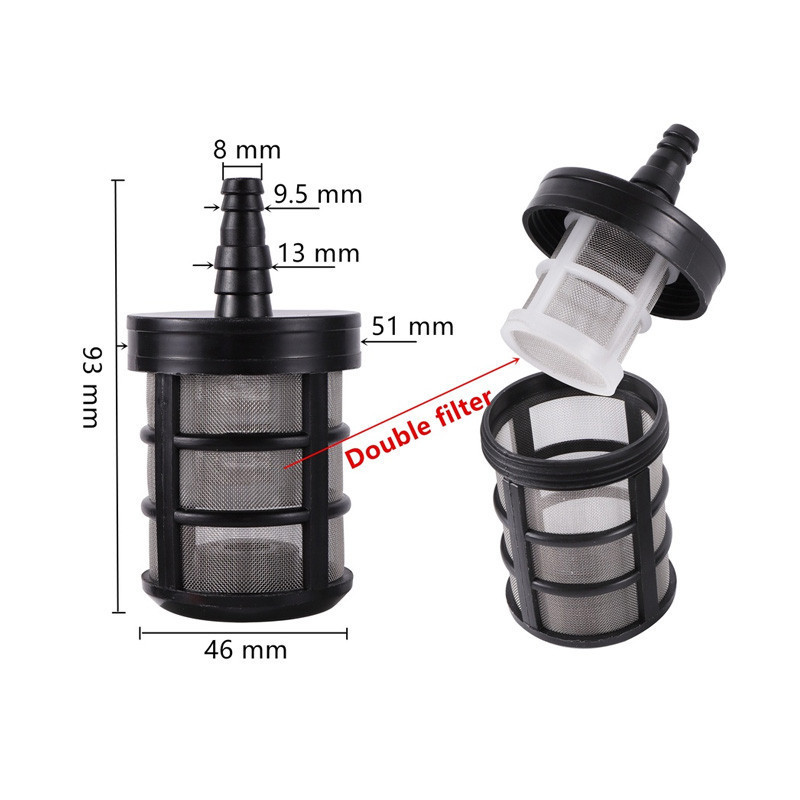 Lọc Nước Máy Bơm 8-13mm | Lọc Rác Cặn Bẩn Máy Rửa Xe, Máy Bơm Tưới Cây | Lưới Lọc Hút Nước Mini