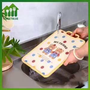 SWEET Dễ Thương Gấu Thớt Hai Mặt Cắt Trái Cây Thớt Thi Chống Trơn Trượt Nhà Bếp Hộ Gia Đình Nhẹ Ban Thớt n