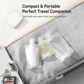 [COD] COMBO 5 Túi Chiết Mĩ Phẩm 30ml 50ml 100ml Lọ Chiết Dầu Gội Sữa Tắm Dầu Xả Du Lịch Dã Ngoại