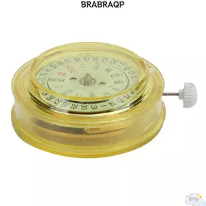 Bộ chuyển động đồng hồ BRARAA Cal.8205, Kim loại Lịch kép 3 tay Phong trào ngày hai tay, Lõi đồng hồ cơ khí nội địa màu vàng cho mặt số đồng hồ 8205 & sửa đổi tân trang