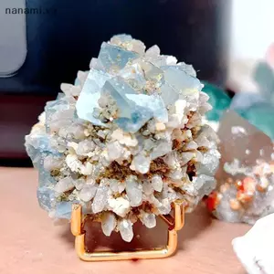 1 Đế trưng bày cánh tay kim loại Giá đỡ cho đá quý Khoáng sản trang trí nội thất Khoáng chất Hóa thạch Ros Geode Giá đỡ trưng bày [VN]