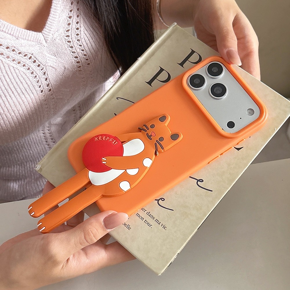 Ốp điện thoại silicon hình chó mèo hoạt hình cho iPhone 17 Pro Max 16 Plus 15 14 13 12 11 Vỏ bảo vệ chống sốc