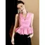 Áo Vest không tay nơ phong cách nữ tính ngọt ngào mùa hè phong cách mới cổ chữ V Hot Girl Áo sơ mi nhỏ đẹp