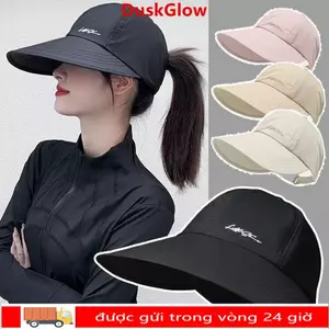 Mũ chống nắng DUSKGLOW, Mũ bóng chày thoáng khí vành rộng, Thường ngày khô nhanh có thể gập lại Mũ đi biển có thể điều chỉnh Thể thao ngoài trời