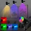 DONOVANQQ Clip RGB Light, Dây kẹp có thể điều chỉnh độ sáng Đèn LED chạy bằng USB, Thay đổi nhiều màu nhỏ gọn Đèn LED RGB tiết kiệm năng lượng nhẹ Sử dụng trang trí hàng ngày