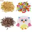 THEGIRL8B Brads Đầu Tròn DIY Dự Án Nghệ Thuật Dây Buộc Trường Học Cho Thêu Sò Thủ Công Phụ Kiện