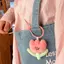 PNPIA- Hoạt Hình Dễ Thương Sang Trọng Tulip Móc Khóa Mềm Nhồi Bông Hoa Búp Bê Túi Mặt Dây Chuyền Kawaii Sang Trọng Hoa Trang Trí Phụ Kiện Bé Gái Quà Tặng