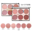 MISS ROSE Six-Color Blush Matte Multi-Color Blush Palette Natural Sun Red Female High Gloss Cheap Contouring All-in @ -26062602