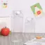 500 / 1000ML Bình Nước Thùng Sữa Vuông Cà Phê Nước ép Trà Sữa Trong Suốt Bảo Quản Sữa Cho Thể Thao Ngoài Trời Cắm Trại Tập Gym ELWW